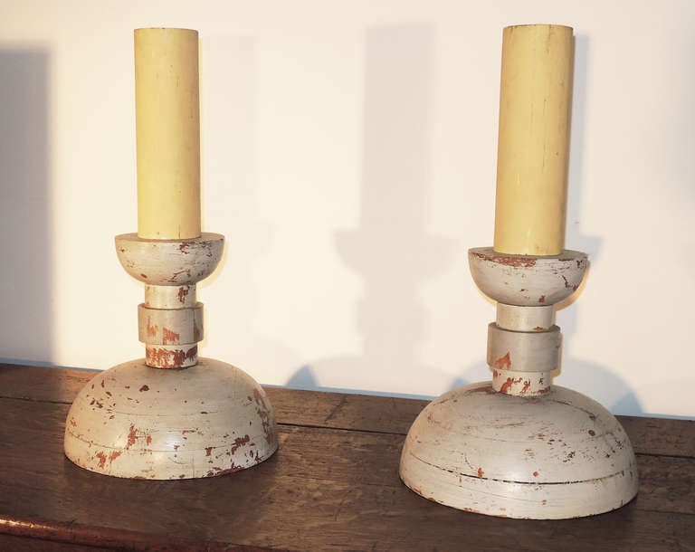 Monumental Candlesticks from Provence
