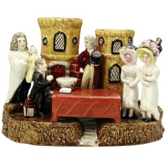 Antique English Staffordshire Pottery Figure C1820