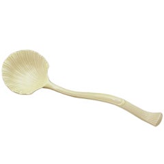 Antique English Creamware pottery ladle c1780