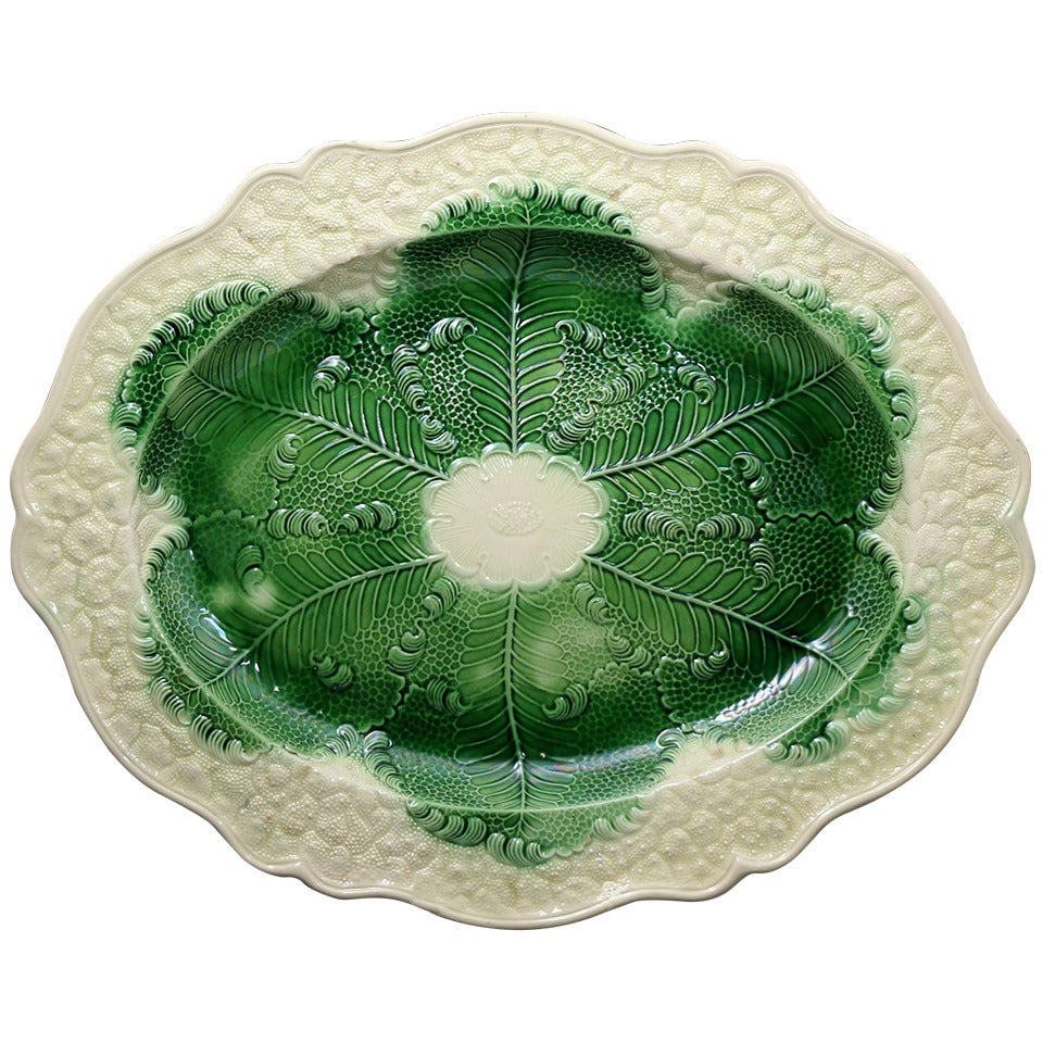 Greatback Pottery Staffordshire Cauliflower Oval Dish Circa 1770