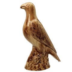 Whieldon Type Figure Of A Parrot Mid 18thc Staffordshire
