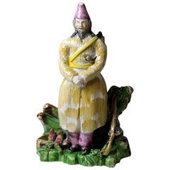 Staffordshire Pearlware Pottery of Robinson Crusoe, Early 19th Century