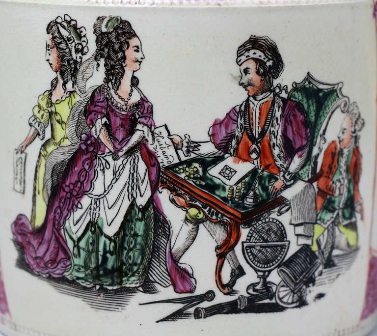 18th Century and Earlier Antique Staffordshire Pottery Greatbach Teapot C1775