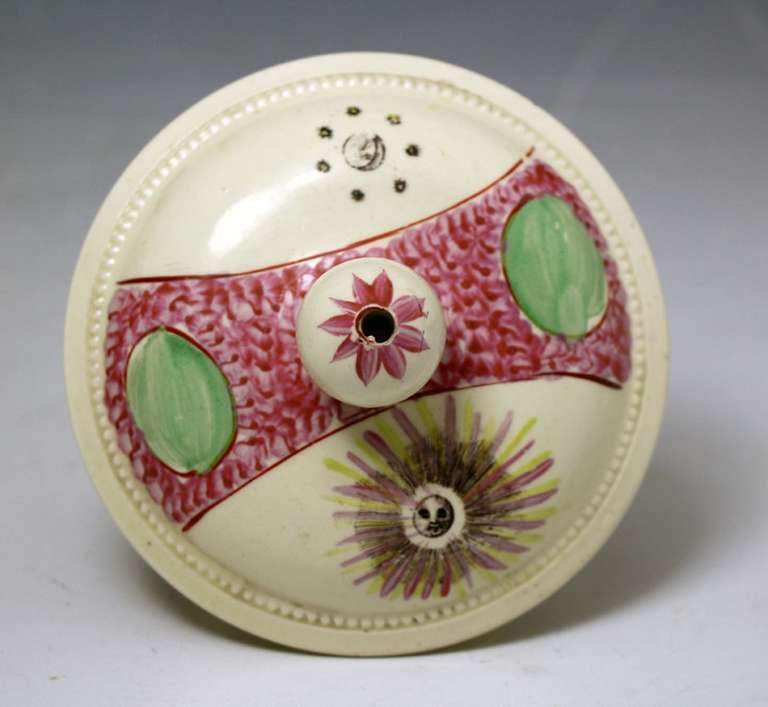 Antique Staffordshire Pottery Greatbach Teapot C1775 1
