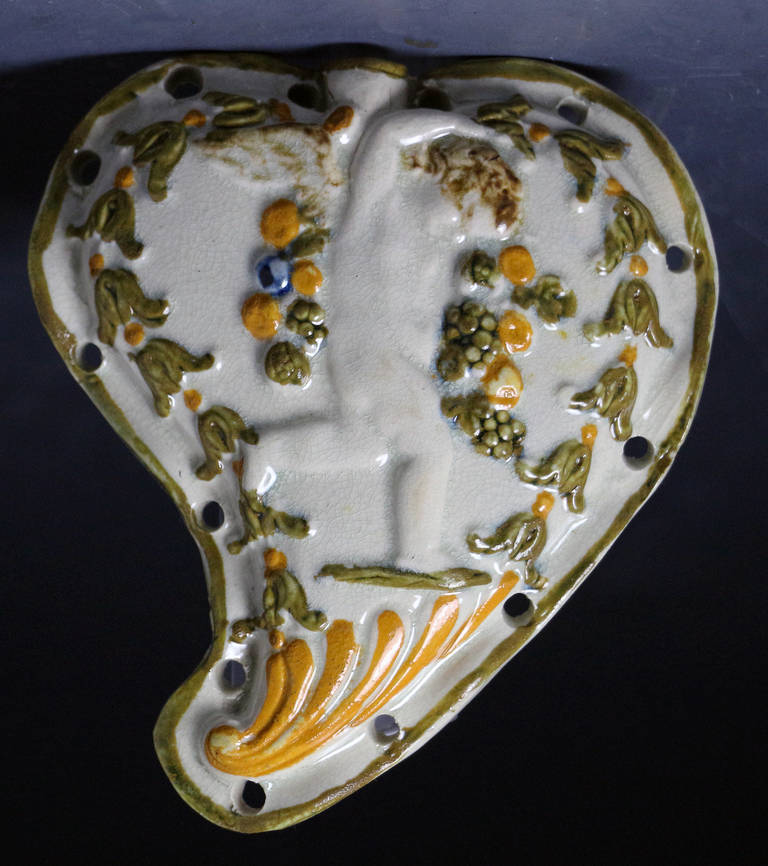 English Pottery Prattware Love Token