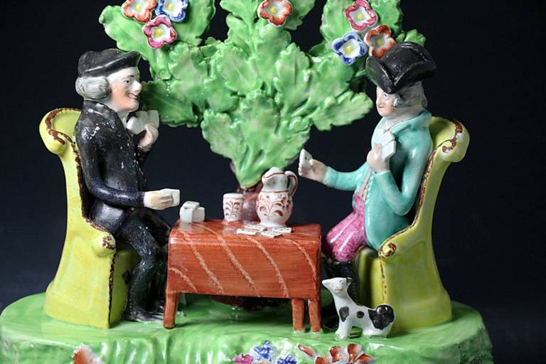 English Staffordshire Pottery Pearlware Figure of Doctor Syntax