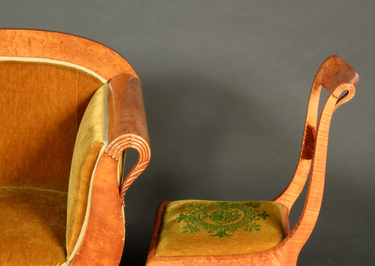 19th Century Antique biedermeier chairs