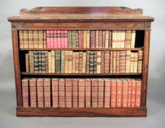 Regency rosewood dwarf bookcase c.1820