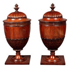 Antique Pair Of Knife Urns