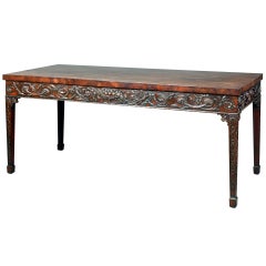 Antique Mahogany Side or Serving Table