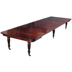 Antique large dining table 
