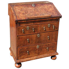 Antique walnut bureau