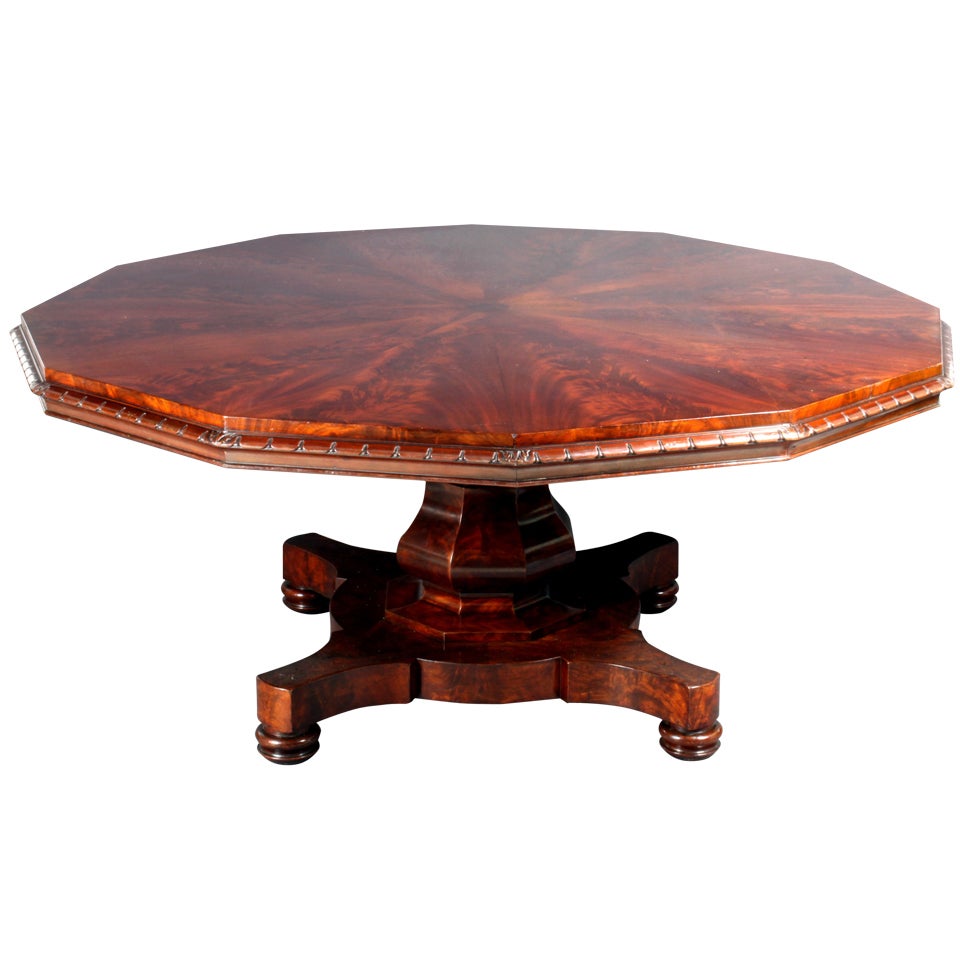 Large Mahogany Table, Seats 12