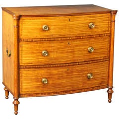 Antique satinwood chest