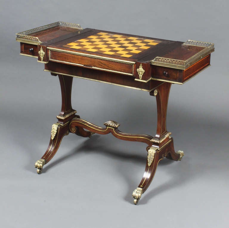 19th Century Regency Games Table