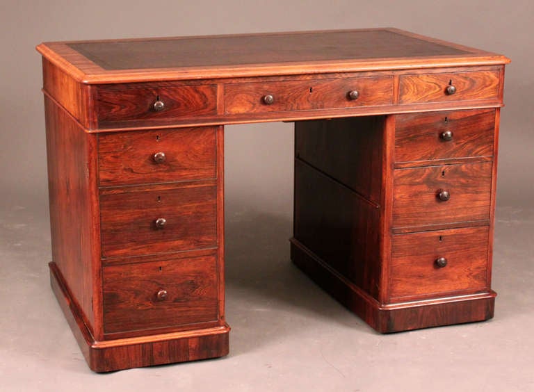 Rosewood Partners Desk Stamped Wilkinson, 14 Ludgate Hill