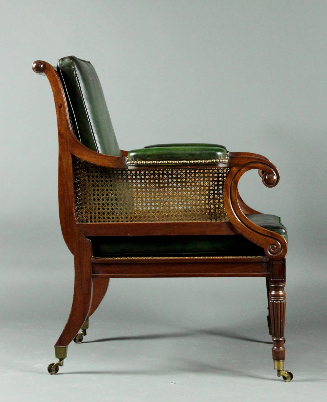 British Regency Bergere Chair