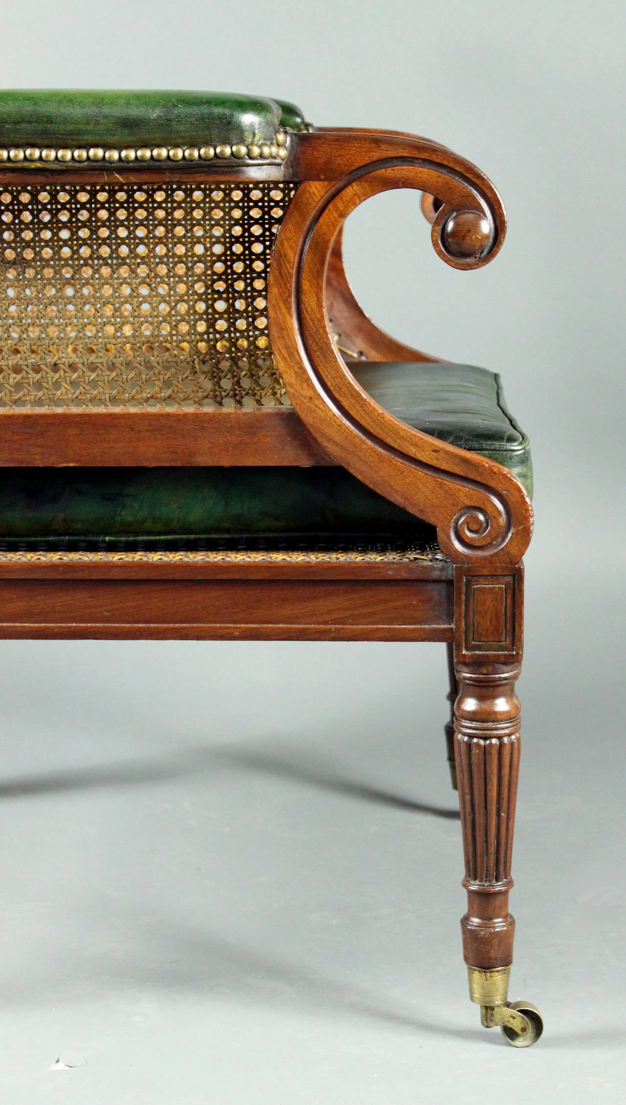 Regency Bergere Chair In Good Condition In Bradford-on-Avon, Wiltshire
