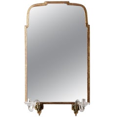 A Queen Anne mirror 