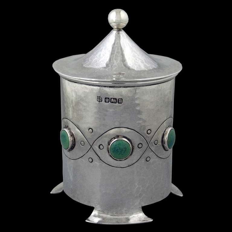 Antique English Silver Tea Caddy  In Excellent Condition For Sale In Edinburgh, GB