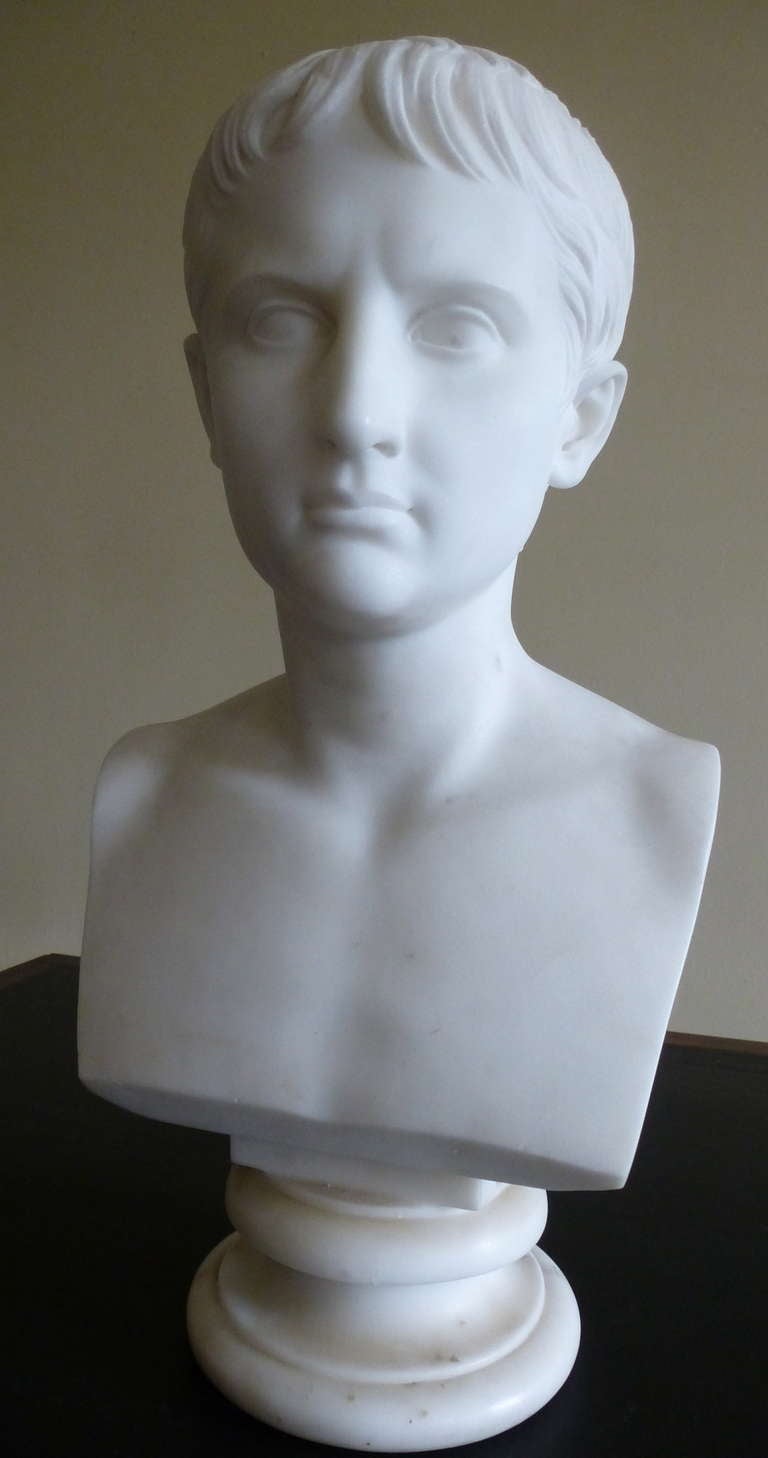 Marble Bust of Caesar Augustus