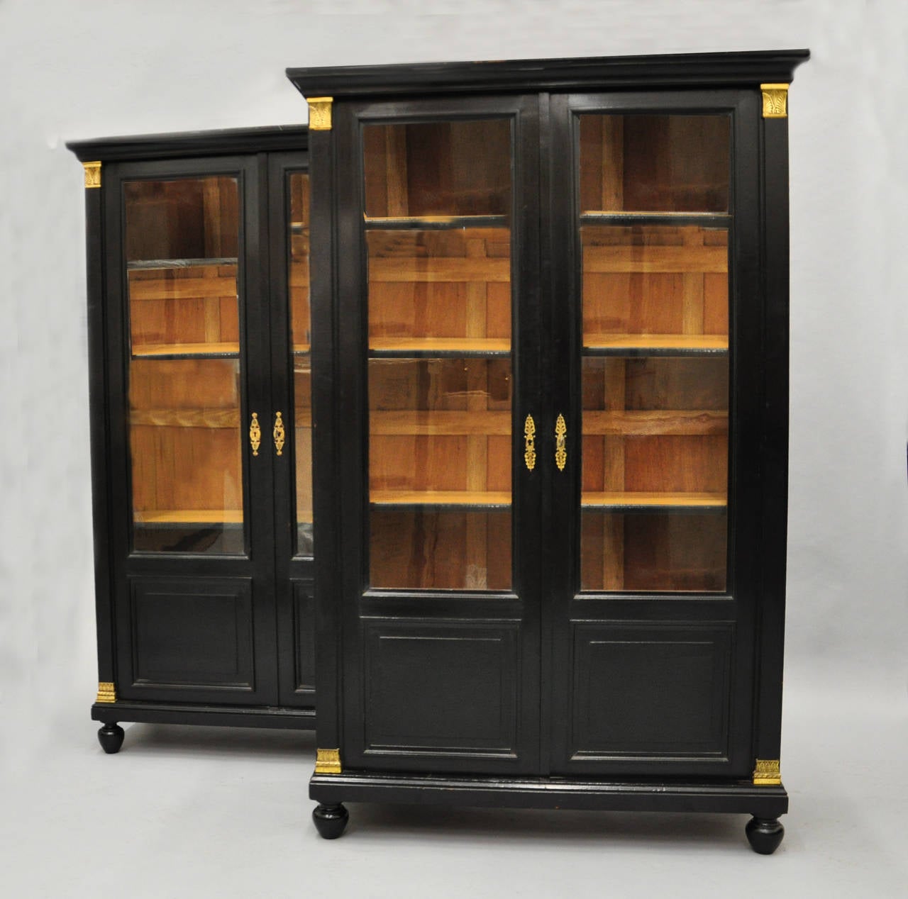 Pair of Late 19th Century Directoire Style French Bookcases