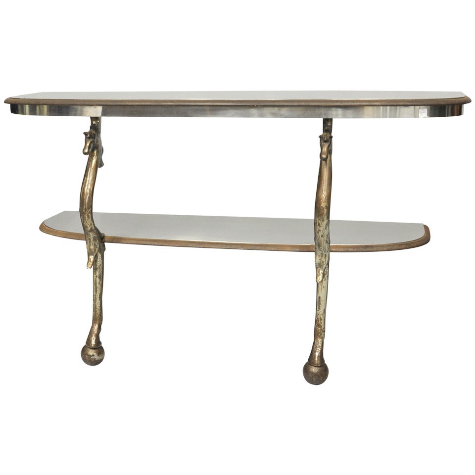 1940s Maison Jansen Style Console For Sale