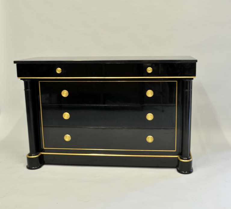 1940s Lacquered Chest of Drawers