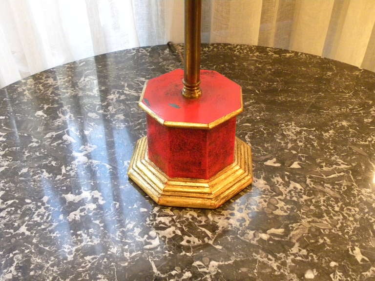 Mid-20th Century French 1930s Brass Parrot Table Lamp