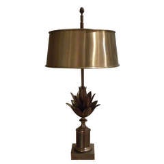 Signed Maison Charles Bronze Table Lamp