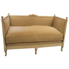 18th Century French Louis XVI Painted Daybed