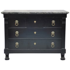 19th Century French Ebonised Chest of Drawers