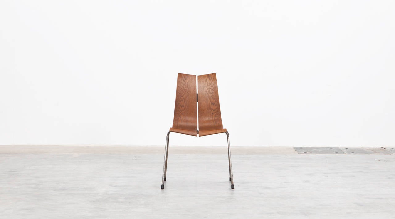 Mid-Century Modern Set of Six Hans Bellmann Chairs