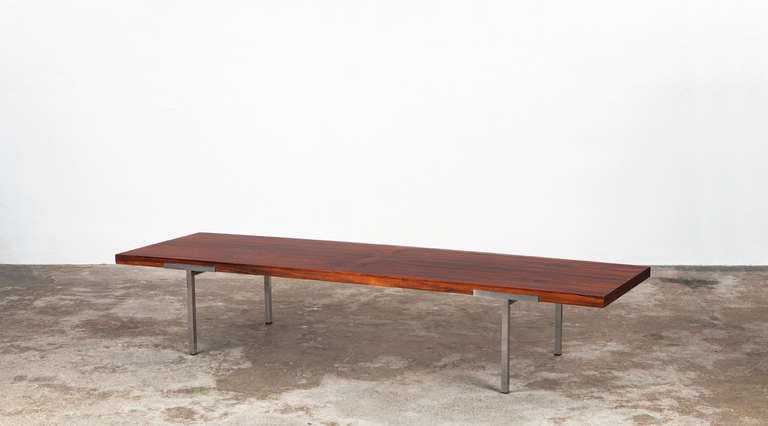 Mid-Century Modern Antoine Philippon / Jacqueline Lecoq Sofa Table For Sale