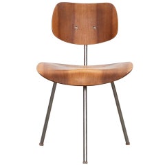 1950s beech plywood Three-Legged Chair by Egon Eiermann 
