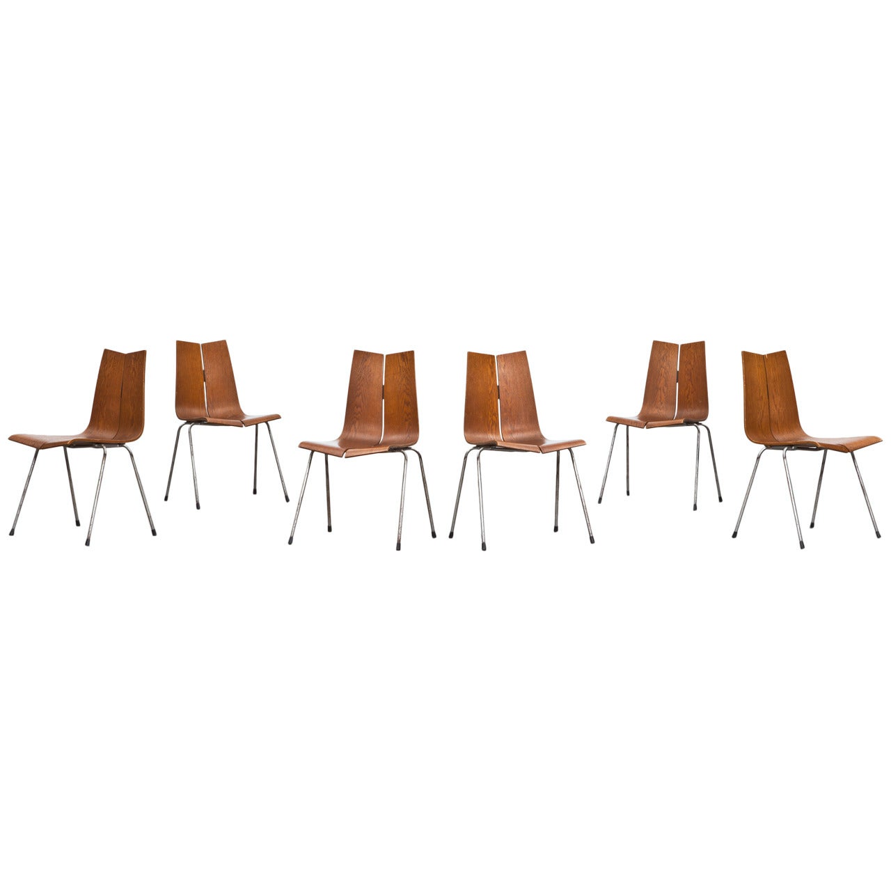 Set of Six Hans Bellmann Chairs