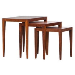 Set of three Severin Hansen Nesting Tables 12