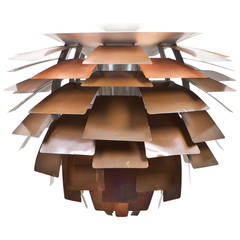 Poul Henningsen Copper Ceiling Lamp