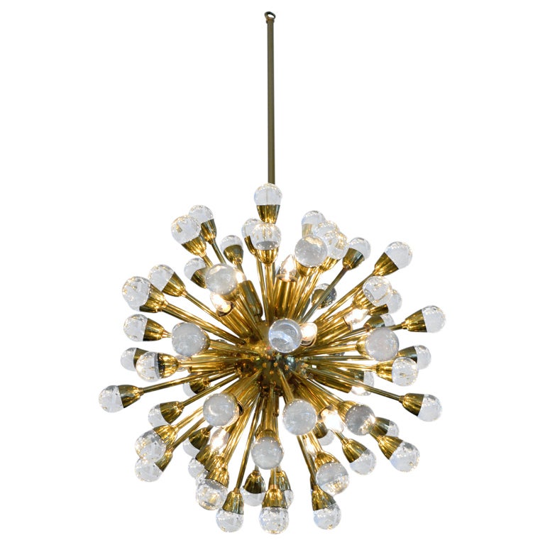 Small Scale Sputnik Chandelier at 1stDibs