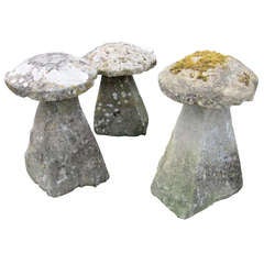 Antique English Staddle Stones