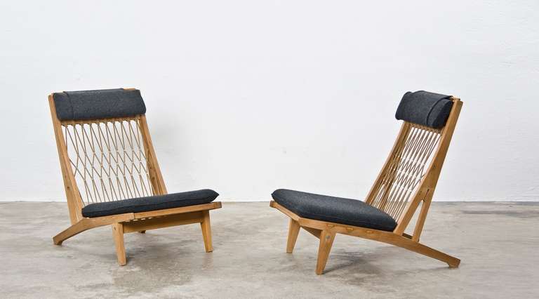 Lounge Chairs,
designed by Hans Wegner,
produced by Getama