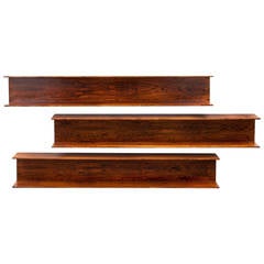 Set of Three Walter Wirtz Wall-Mounted Shelves