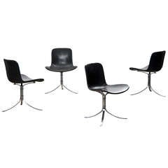 Poul Kjaerholm PK 9 Chairs (6)