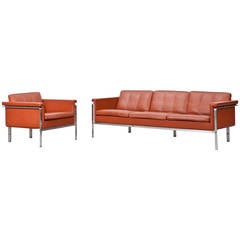 Horst Brüning 3-Seater Sofa and Lounge Chair