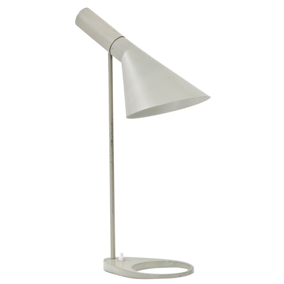 1950s white Desk Lamp by Arne Jacobsen  For Sale