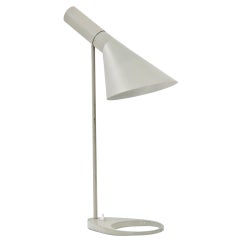 1950s white Desk Lamp by Arne Jacobsen