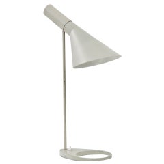 1950s white Desk Lamp by Arne Jacobsen 