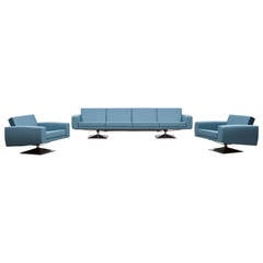 Sofa and two Lounge Chairs by Antoine Philippon and  Jacqueline Lecoq