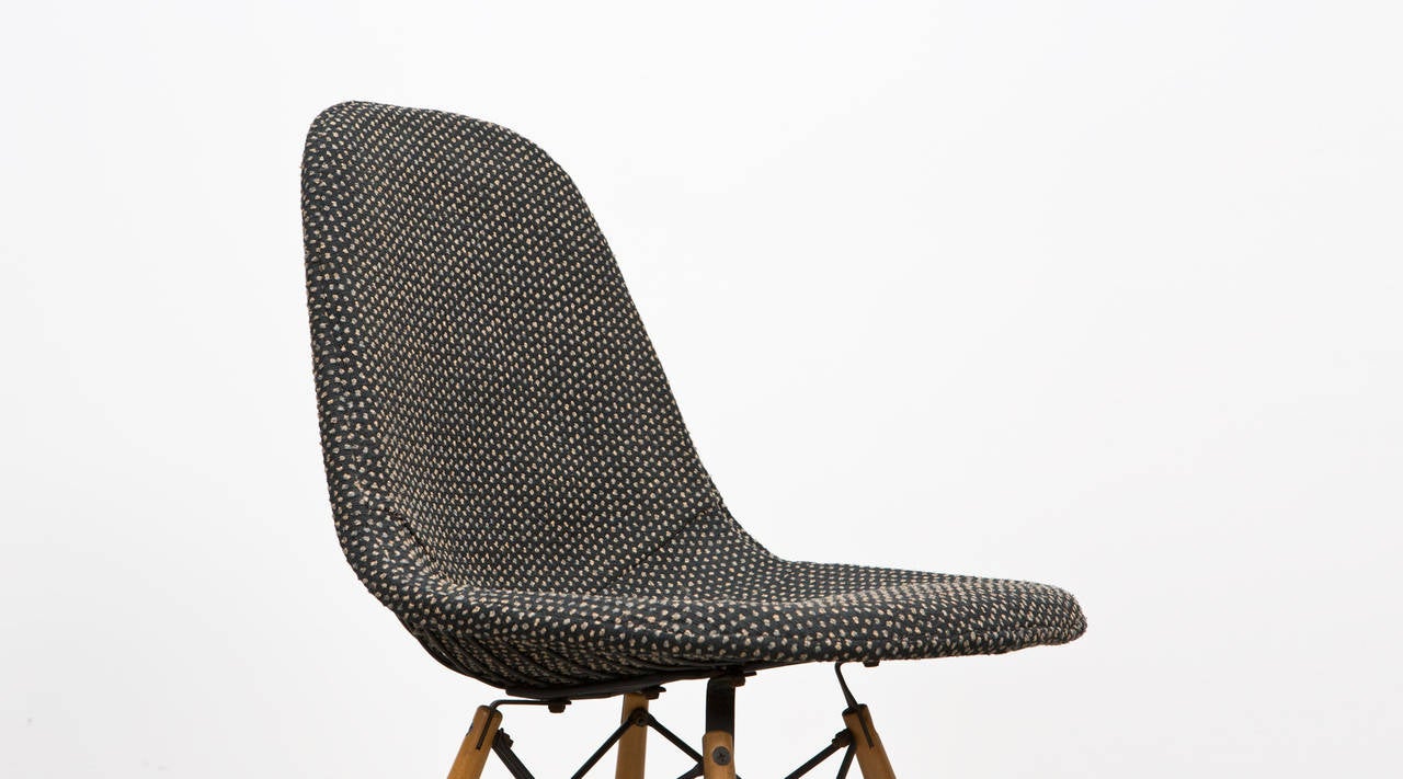 Mid-20th Century Charles & Ray Eames Chair with Alexander Girard fabric