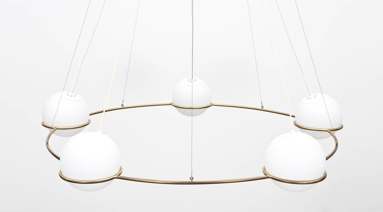 Italian Big Ceiling Lamp in Style of Gino Sarfatti 'x'